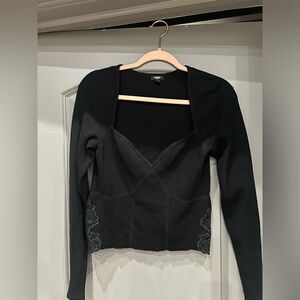 Express cropped sweater